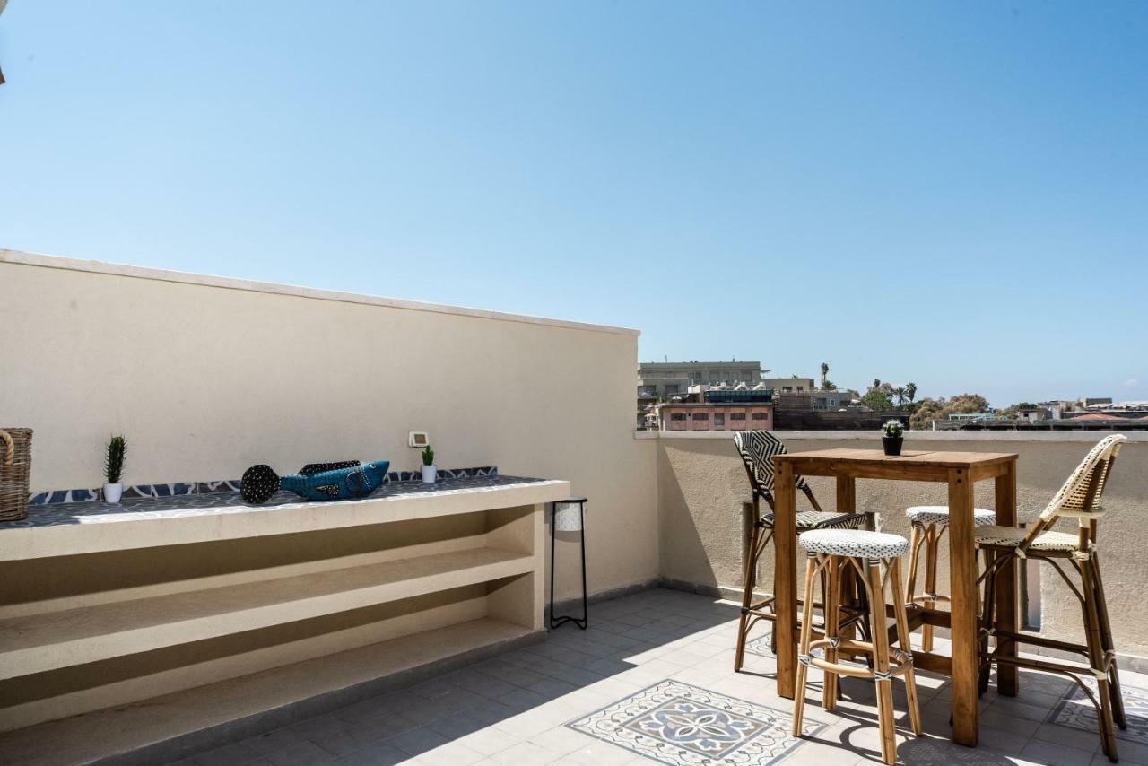 Duplex With Sea View Terrace Above The Flea Market Tel Aviv-Jaffa Exterior foto